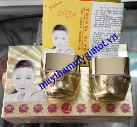 Bộ dưỡng da HanHoo dành cho da thâm nám, mụn, tàn nhang cao cấp(ngày + đêm)